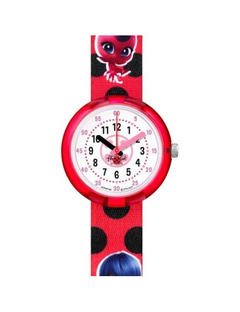Montre FLIK FLAK MIRACULOS LADYBUG FPNP106