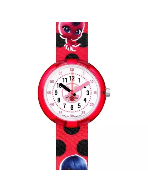 Montre FLIK FLAK MIRACULOS LADYBUG FPNP106