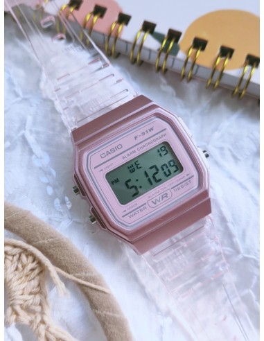 Casio Montre Femme F-91WS-4DF