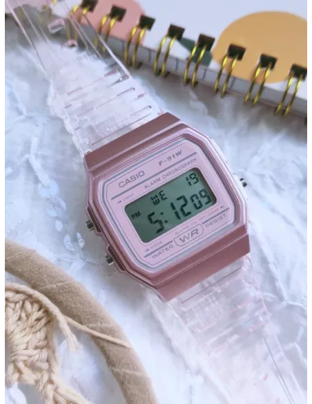Casio Montre Femme F-91WS-4DF