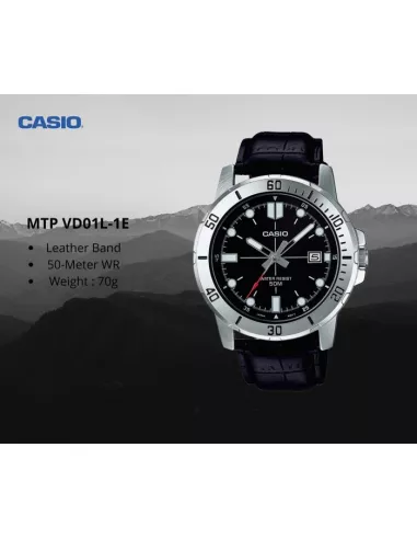 CASIO Montre Homme MTP-VD01L-1EVUDF