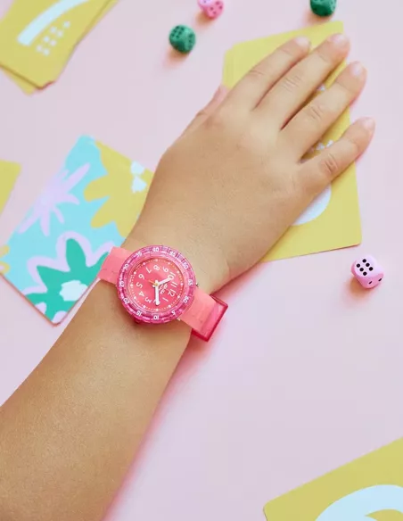 FLIK FLAK Montre Enfant FCSP121 LEVEL PINK