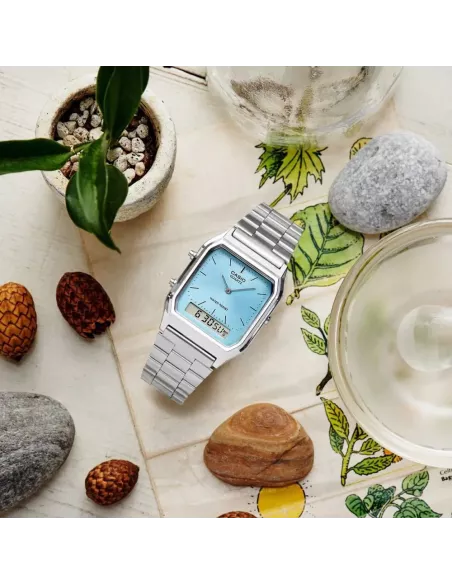 CASIO Montre Unisexe AQ-230A-2A1MQYDF