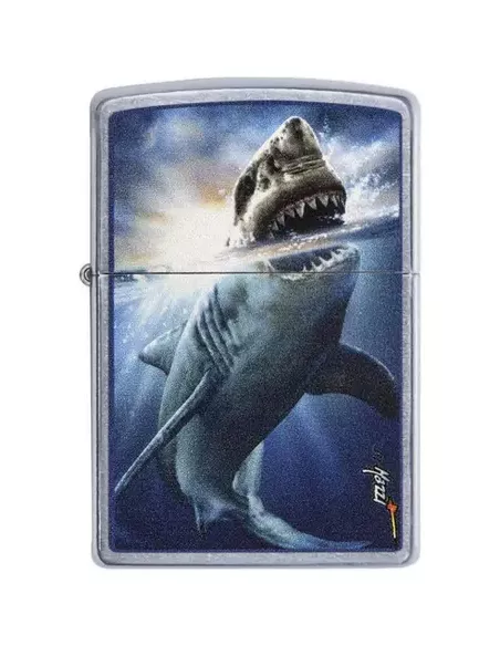 Zippo Mazzi Shark Attack Lighter 29568