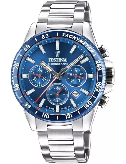 Montre Homme FESTINA F20560/3 Titane | Cadran Bleu Ultra-Léger