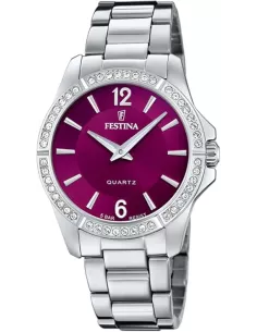 Montre Femme FESTINA F20593/2 | Bracelet Acier Inoxydable & Élégante