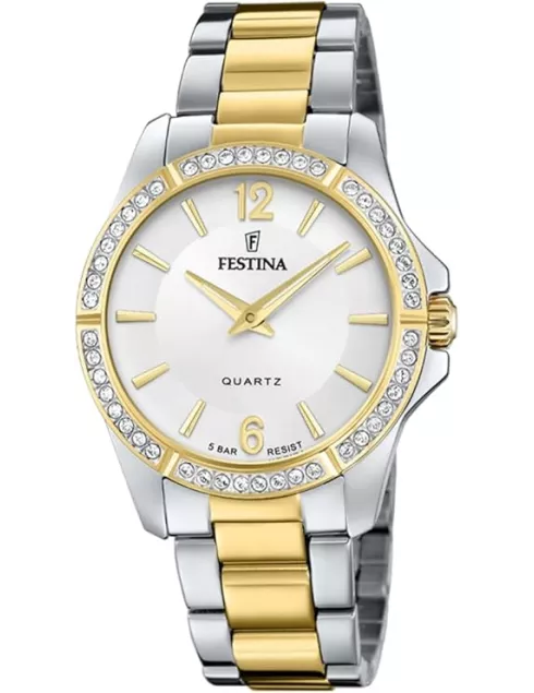 Montre Femme FESTINA F20594/1 | Maille Milanaise Chic & Acier