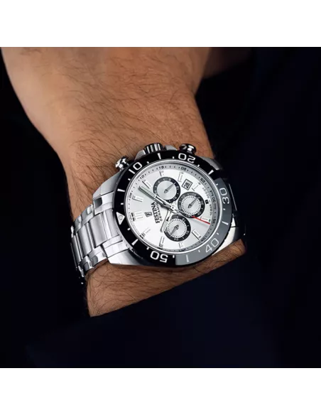 Festina Montre Homme Ceramic Chrono  F20575/1— Cadran blanc, verre saphir