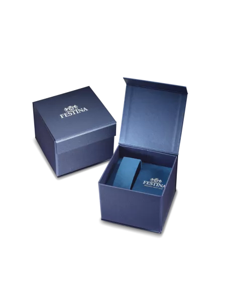 Festina Montre Homme Ceramic Chrono F20575/2 — Cadran bleu, verre saphir