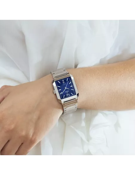 Festina Montre Femme F20679/3 — Boîtier rectangulaire, cadran bleu