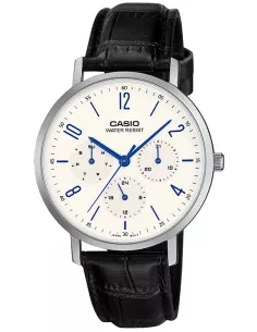 Casio MTP-VT06L-7BDF Homme Cuir Multicadran
