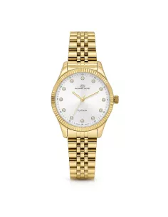 Montre femme Raymond Daniel RD013041C-D Platinum dorée tonneau