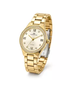 Montre femme Raymond Daniel RD015486C-D Platinum dorée 2