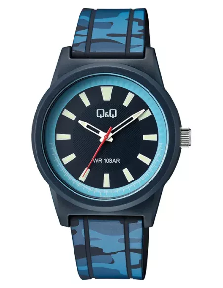 Q&Q Montre Homme V35A-002VY WATER RESIST 100M