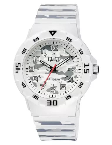 Q&Q Montre Homme V02A-012VY WATER RESIST 100M