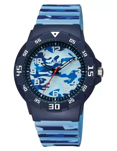Q&Q Montre Homme V02A-010VY WATER RESIST 100M
