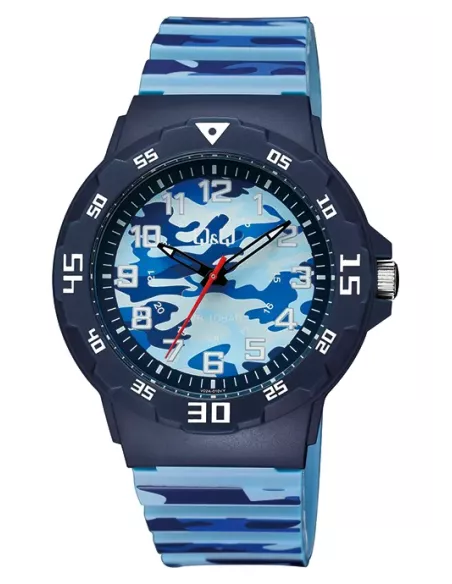 Q&Q Montre Homme V02A-010VY WATER RESIST 100M