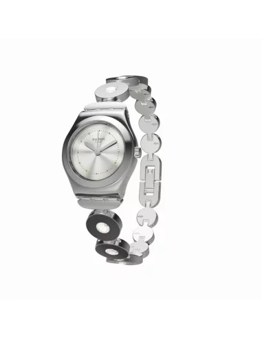 Montre swatch fashion femme argent