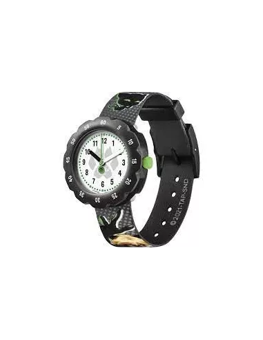 Montre FLIK FLAK MIRACULOS CAT NOIR FPSP058
